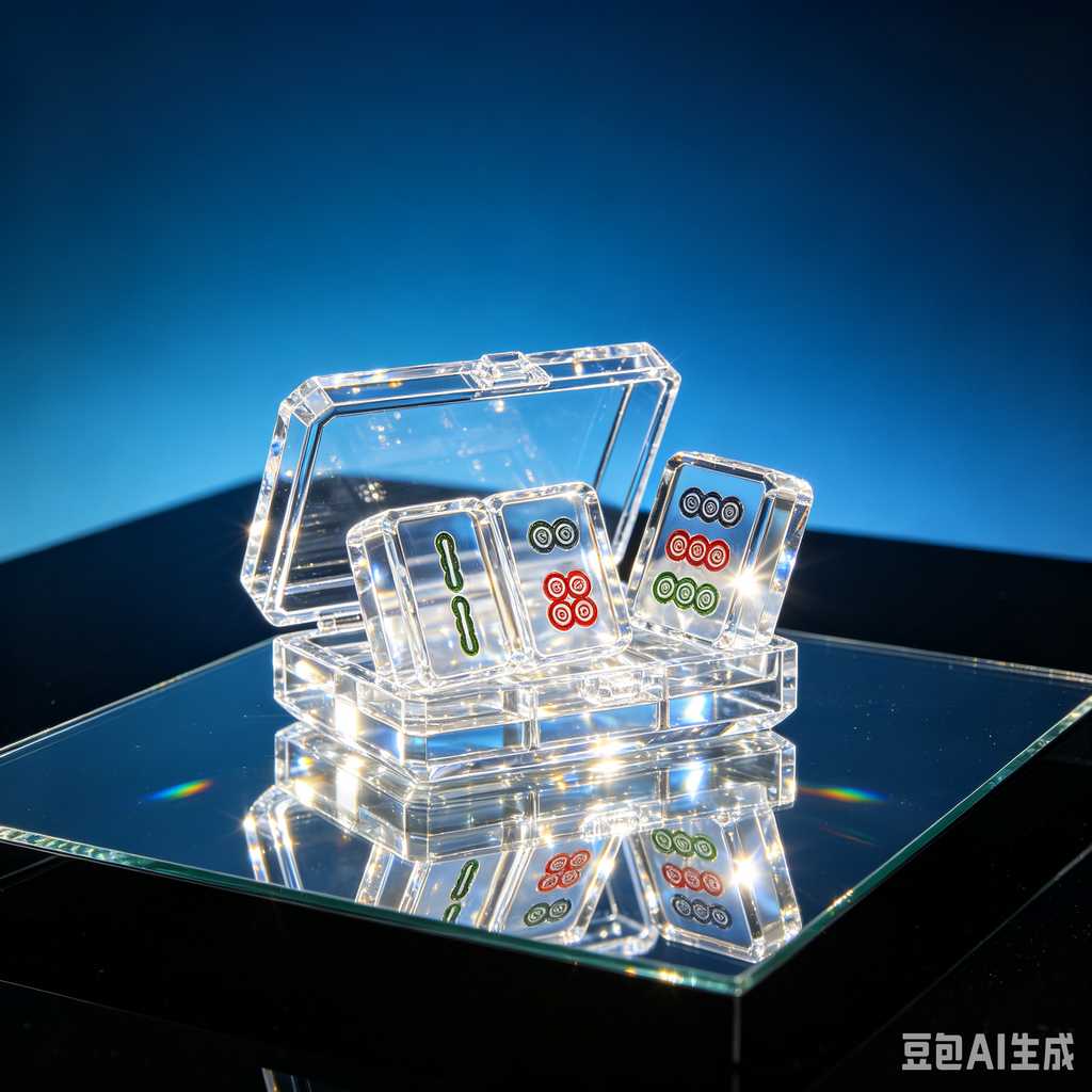 gradient green mahjong set