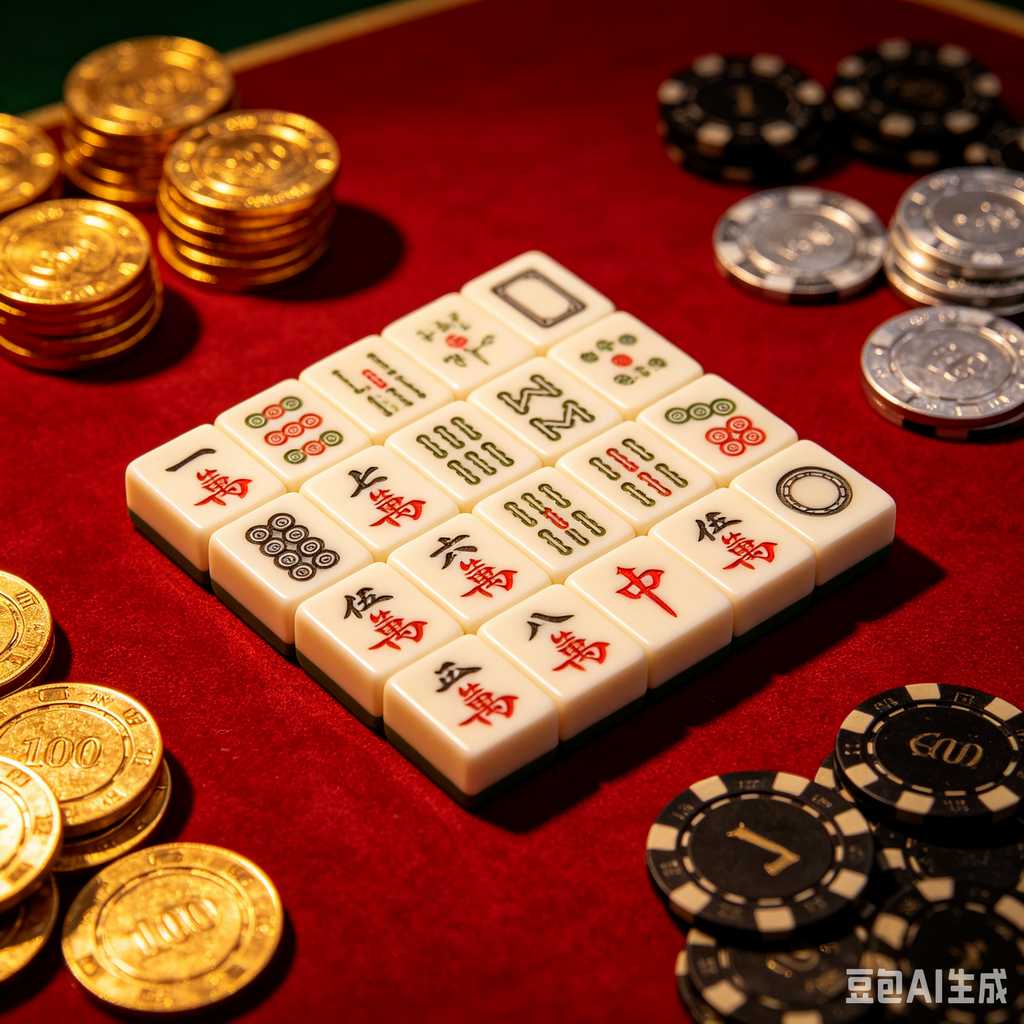 modern color mahjong tiles
