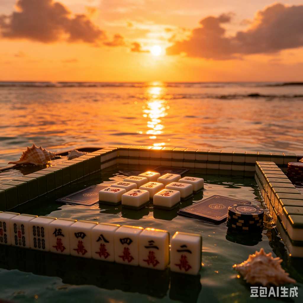 bamboo wood mahjong set