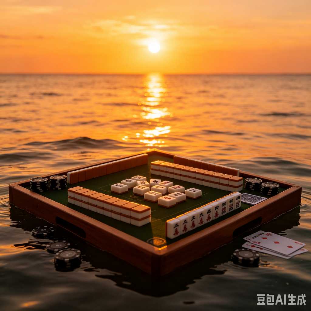 vintage style mahjong set
